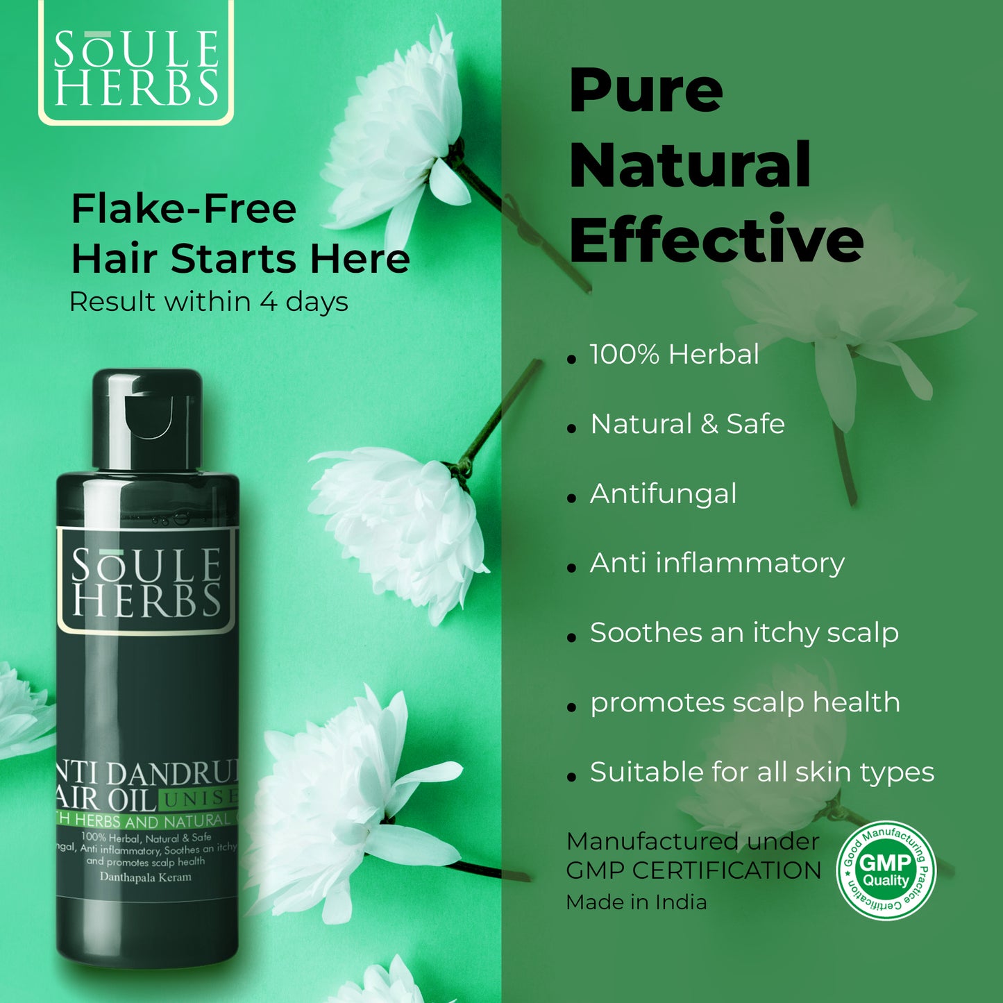 SOULE HERBS ANTI DANDRUFF HAIR OIL - Soule Herbs
