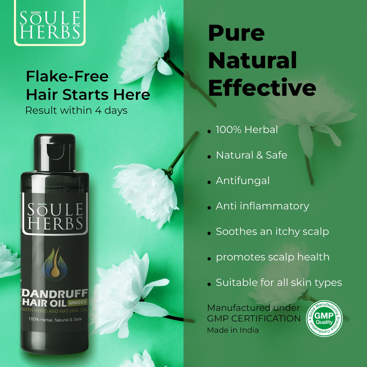 SOULE HERBS DANDRUFF HAIR OIL