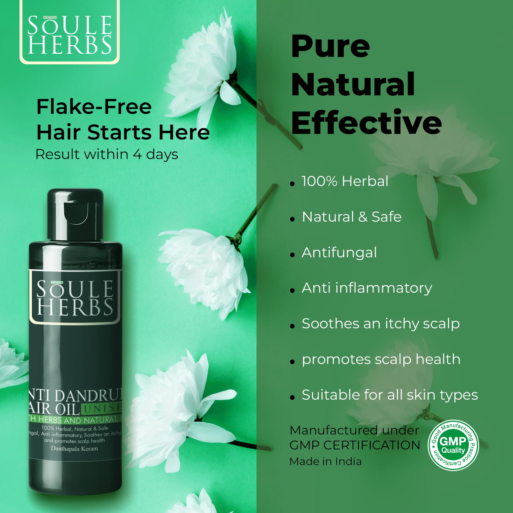 SOULE HERBS ANTI DANDRUFF HAIR OIL - Soule Herbs